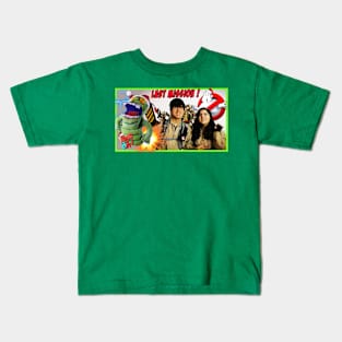 Catching Slimer on christmas Kids T-Shirt